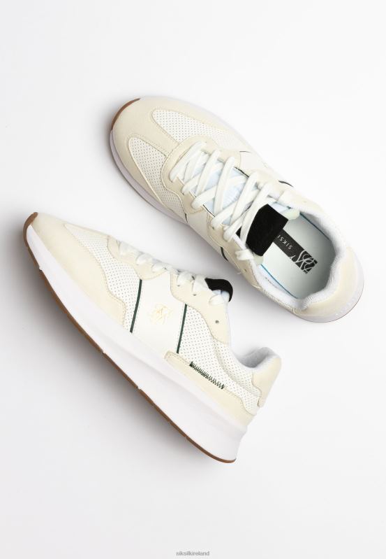 SikSilk Women Ecru Wira Racer Trainer XTFJ251 Footwear