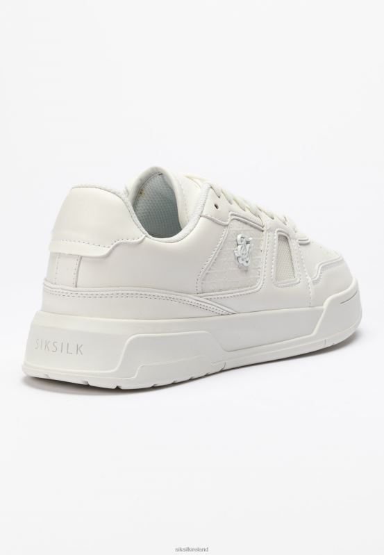 SikSilk Women Off White Low Top Court Trainer XTFJ268 Footwear