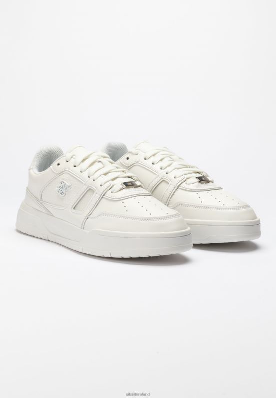 SikSilk Women Off White Low Top Court Trainer XTFJ268 Footwear
