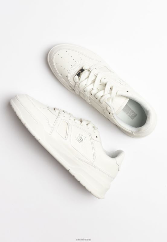 SikSilk Women Off White Low Top Court Trainer XTFJ268 Footwear