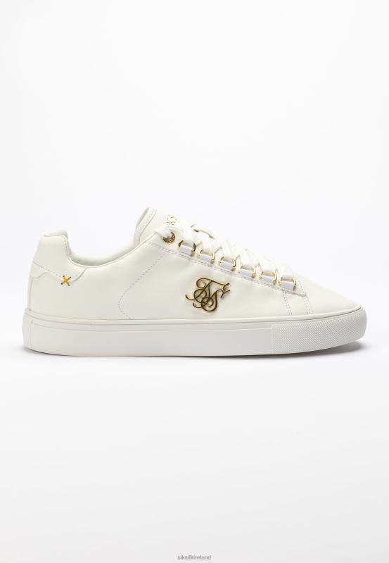 SikSilk Women White Barra Snakeskin Effect XTFJ269 Footwear