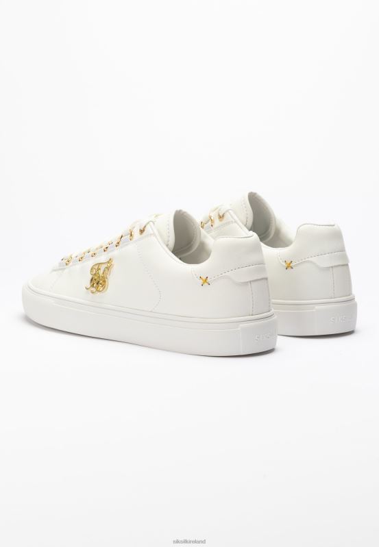SikSilk Women White Barra Snakeskin Effect XTFJ269 Footwear