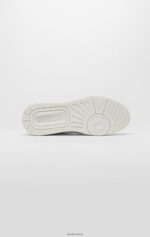 SikSilk Women White Low-Top Court Trainer XTFJ272 Footwear