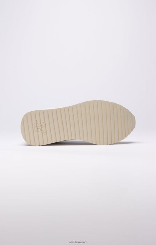 SikSilk Women White Retro Running Trainer XTFJ276 Footwear