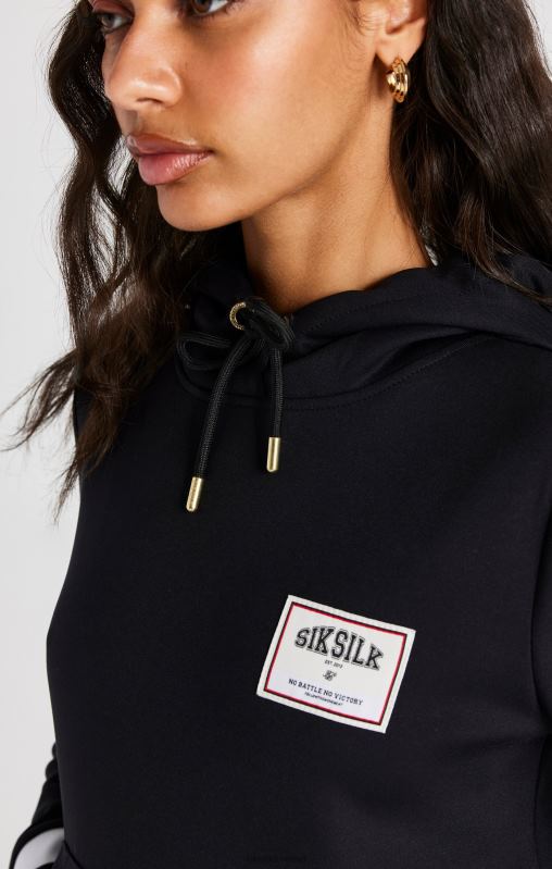 SikSilk Women Black Basketball Track Top XTFJ109 Apparel