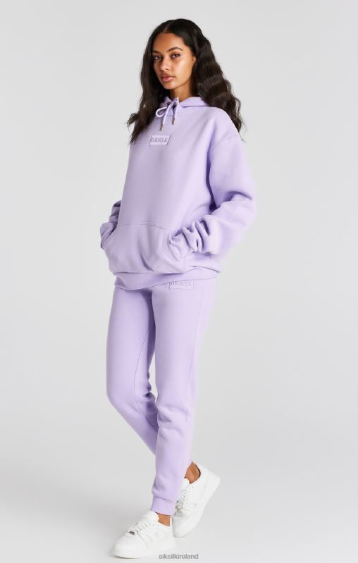 SikSilk Women Lilac Oversize Hoodie XTFJ123 Apparel