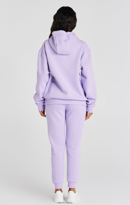 SikSilk Women Lilac Oversize Hoodie XTFJ123 Apparel
