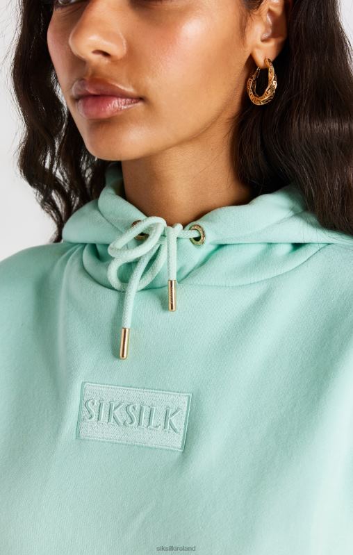SikSilk Women Mint Deluxe Oversize Hoodie XTFJ164 Apparel