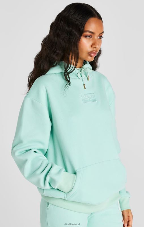 SikSilk Women Mint Deluxe Oversize Hoodie XTFJ164 Apparel