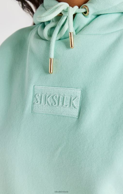 SikSilk Women Mint Deluxe Oversize Hoodie XTFJ164 Apparel