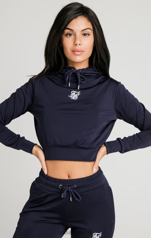 SikSilk Women Navy Essential Track Top XTFJ107 Apparel