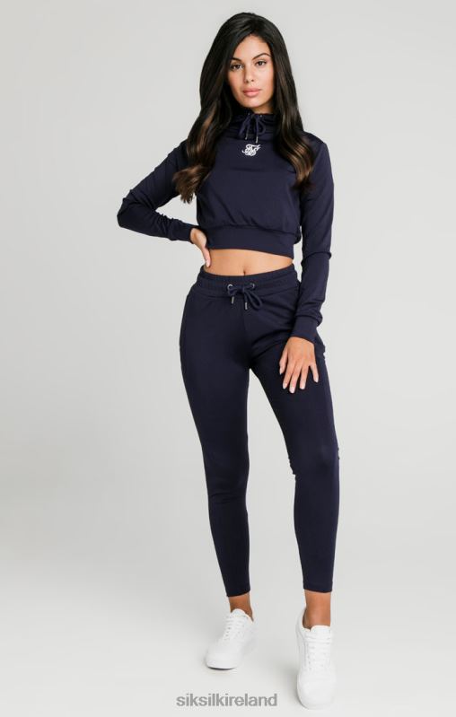 SikSilk Women Navy Essential Track Top XTFJ107 Apparel