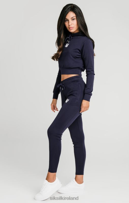 SikSilk Women Navy Essential Track Top XTFJ107 Apparel