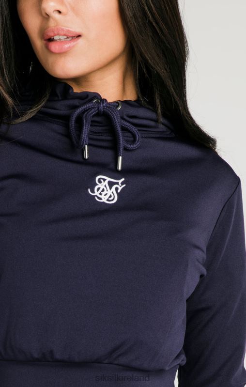 SikSilk Women Navy Essential Track Top XTFJ107 Apparel