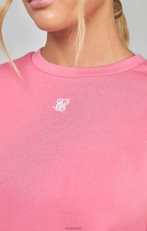 SikSilk Women Pink Essential Sweatshirt XTFJ103 Apparel