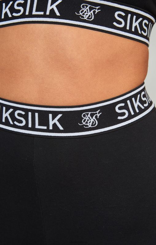 SikSilk Women Black Essential Tape Bralette XTFJ31 Apparel