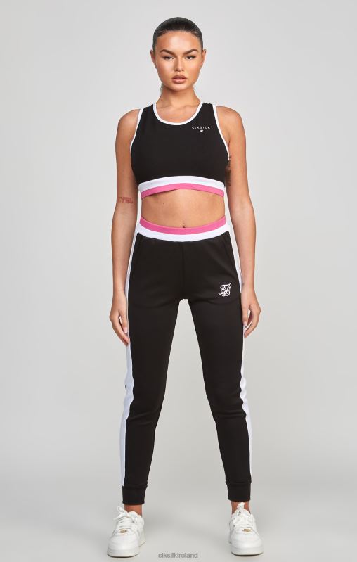 SikSilk Women Black Retro Bralette XTFJ205 Apparel