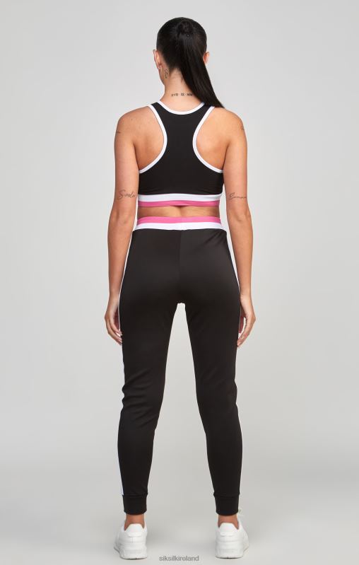 SikSilk Women Black Retro Bralette XTFJ205 Apparel