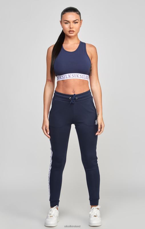 SikSilk Women Navy Tape Bralette XTFJ54 Apparel