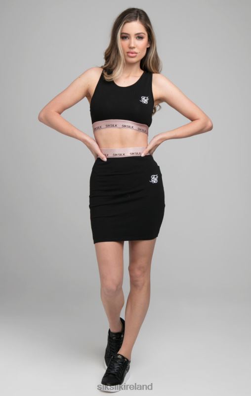 SikSilk Women Roseate Bralette - Black XTFJ209 Apparel
